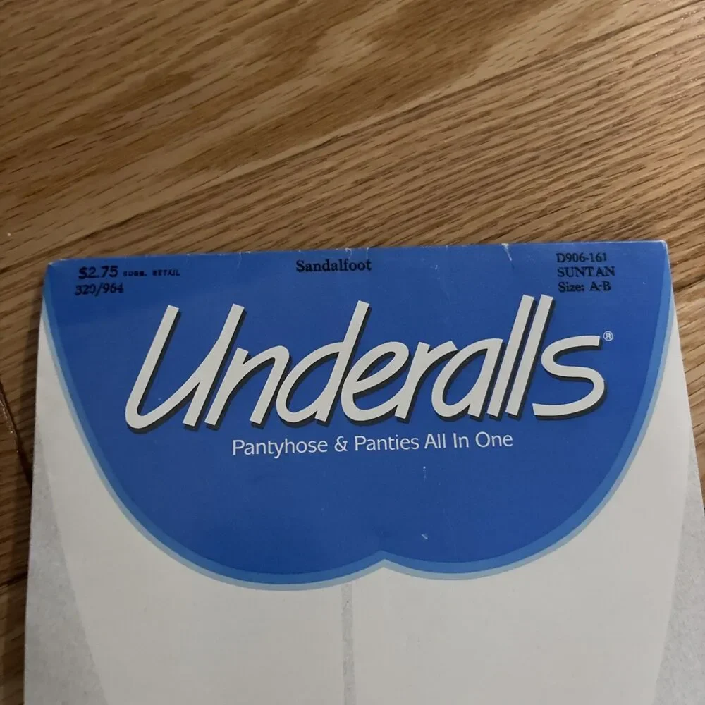 Vintage Underalls Pantyhose NEW Size AB Color Suntan See Photo With Sizing Chart